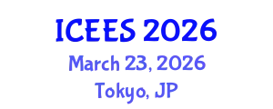 International Conference on Earthquake Engineering and Seismology (ICEES) March 23, 2026 - Tokyo, Japan