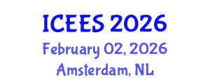 International Conference on Earthquake Engineering and Seismology (ICEES) February 02, 2026 - Amsterdam, Netherlands