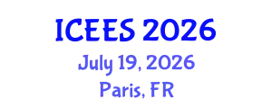 International Conference on Earthquake Engineering and Seismology (ICEES) July 19, 2026 - Paris, France