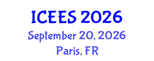 International Conference on Earthquake Engineering and Seismology (ICEES) September 20, 2026 - Paris, France