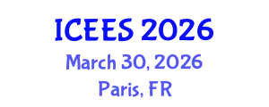 International Conference on Earthquake Engineering and Seismology (ICEES) March 30, 2026 - Paris, France