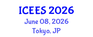 International Conference on Earthquake Engineering and Seismology (ICEES) June 08, 2026 - Tokyo, Japan