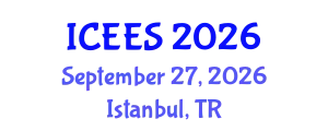 International Conference on Earthquake Engineering and Seismology (ICEES) September 27, 2026 - Istanbul, Turkey