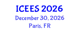International Conference on Earthquake Engineering and Seismology (ICEES) December 30, 2026 - Paris, France