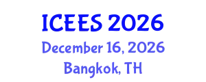 International Conference on Earthquake Engineering and Seismology (ICEES) December 16, 2026 - Bangkok, Thailand