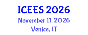 International Conference on Earthquake Engineering and Seismology (ICEES) November 11, 2026 - Venice, Italy