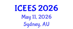International Conference on Earthquake Engineering and Seismology (ICEES) May 11, 2026 - Sydney, Australia