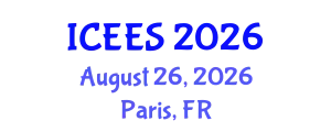 International Conference on Earthquake Engineering and Seismology (ICEES) August 26, 2026 - Paris, France