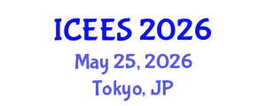 International Conference on Earthquake Engineering and Seismology (ICEES) May 25, 2026 - Tokyo, Japan