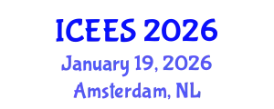 International Conference on Earthquake Engineering and Seismology (ICEES) January 19, 2026 - Amsterdam, Netherlands