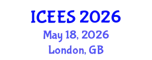 International Conference on Earthquake Engineering and Seismology (ICEES) May 18, 2026 - London, United Kingdom