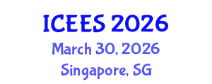International Conference on Earthquake Engineering and Seismology (ICEES) March 30, 2026 - Singapore, Singapore