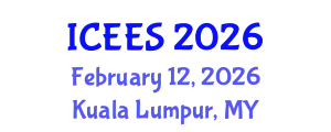 International Conference on Earthquake Engineering and Seismology (ICEES) February 12, 2026 - Kuala Lumpur, Malaysia