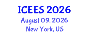 International Conference on Earthquake Engineering and Seismology (ICEES) August 09, 2026 - New York, United States