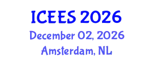 International Conference on Earthquake Engineering and Seismology (ICEES) December 02, 2026 - Amsterdam, Netherlands
