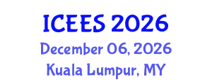 International Conference on Earthquake Engineering and Seismology (ICEES) December 06, 2026 - Kuala Lumpur, Malaysia