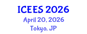 International Conference on Earthquake Engineering and Seismology (ICEES) April 20, 2026 - Tokyo, Japan