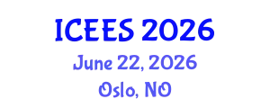 International Conference on Earthquake Engineering and Seismology (ICEES) June 22, 2026 - Oslo, Norway