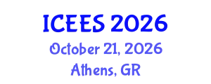 International Conference on Earthquake Engineering and Seismology (ICEES) October 21, 2026 - Athens, Greece