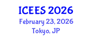 International Conference on Earthquake Engineering and Seismology (ICEES) February 23, 2026 - Tokyo, Japan
