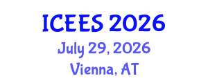 International Conference on Earthquake Engineering and Seismology (ICEES) July 29, 2026 - Vienna, Austria
