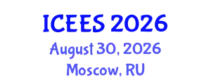 International Conference on Earthquake Engineering and Seismology (ICEES) August 30, 2026 - Moscow, Russia
