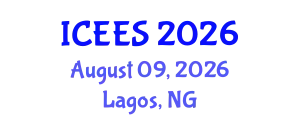 International Conference on Earthquake Engineering and Seismology (ICEES) August 09, 2026 - Lagos, Nigeria