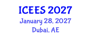 International Conference on Earthquake Engineering and Seismology (ICEES) January 28, 2027 - Dubai, United Arab Emirates