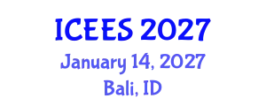 International Conference on Earthquake Engineering and Seismology (ICEES) January 14, 2027 - Bali, Indonesia