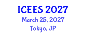 International Conference on Earthquake Engineering and Seismology (ICEES) March 25, 2027 - Tokyo, Japan