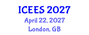 International Conference on Earthquake Engineering and Seismology (ICEES) April 22, 2027 - London, United Kingdom
