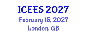 International Conference on Earthquake Engineering and Seismology (ICEES) February 15, 2027 - London, United Kingdom