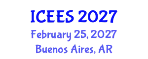International Conference on Earthquake Engineering and Seismology (ICEES) February 25, 2027 - Buenos Aires, Argentina