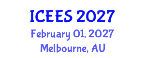 International Conference on Earthquake Engineering and Seismology (ICEES) February 01, 2027 - Melbourne, Australia