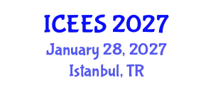 International Conference on Earthquake Engineering and Seismology (ICEES) January 28, 2027 - Istanbul, Turkey