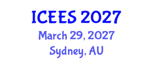 International Conference on Earthquake Engineering and Seismology (ICEES) March 29, 2027 - Sydney, Australia