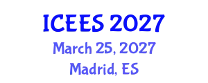 International Conference on Earthquake Engineering and Seismology (ICEES) March 25, 2027 - Madrid, Spain