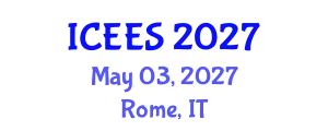 International Conference on Earthquake Engineering and Seismology (ICEES) May 03, 2027 - Rome, Italy