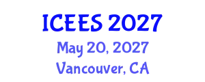 International Conference on Earthquake Engineering and Seismology (ICEES) May 20, 2027 - Vancouver, Canada
