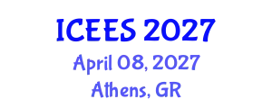 International Conference on Earthquake Engineering and Seismology (ICEES) April 08, 2027 - Athens, Greece