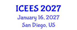 International Conference on Earthquake Engineering and Seismology (ICEES) January 16, 2027 - San Diego, United States