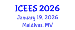 International Conference on Earthquake Engineering and Seismology (ICEES) January 19, 2026 - Maldives, Maldives
