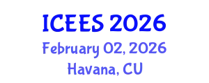 International Conference on Earthquake Engineering and Seismology (ICEES) February 02, 2026 - Havana, Cuba