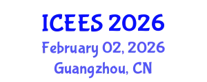 International Conference on Earthquake Engineering and Seismology (ICEES) February 02, 2026 - Guangzhou, China