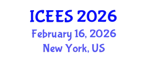 International Conference on Earthquake Engineering and Seismology (ICEES) February 16, 2026 - New York, United States