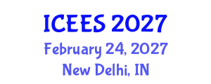 International Conference on Earthquake Engineering and Seismology (ICEES) February 24, 2027 - New Delhi, India
