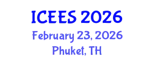 International Conference on Earthquake Engineering and Seismology (ICEES) February 23, 2026 - Phuket, Thailand