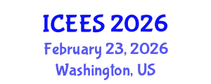 International Conference on Earthquake Engineering and Seismology (ICEES) February 23, 2026 - Washington, United States