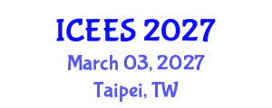 International Conference on Earthquake Engineering and Seismology (ICEES) March 03, 2027 - Taipei, Taiwan