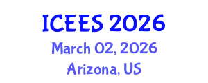 International Conference on Earthquake Engineering and Seismology (ICEES) March 02, 2026 - Arizona, United States